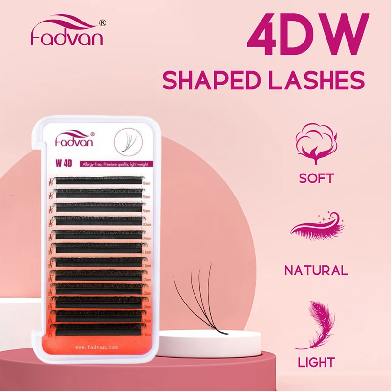 Eyelash Extension Volume Styles - FADVAN 4D W-образный готовый объемный веер