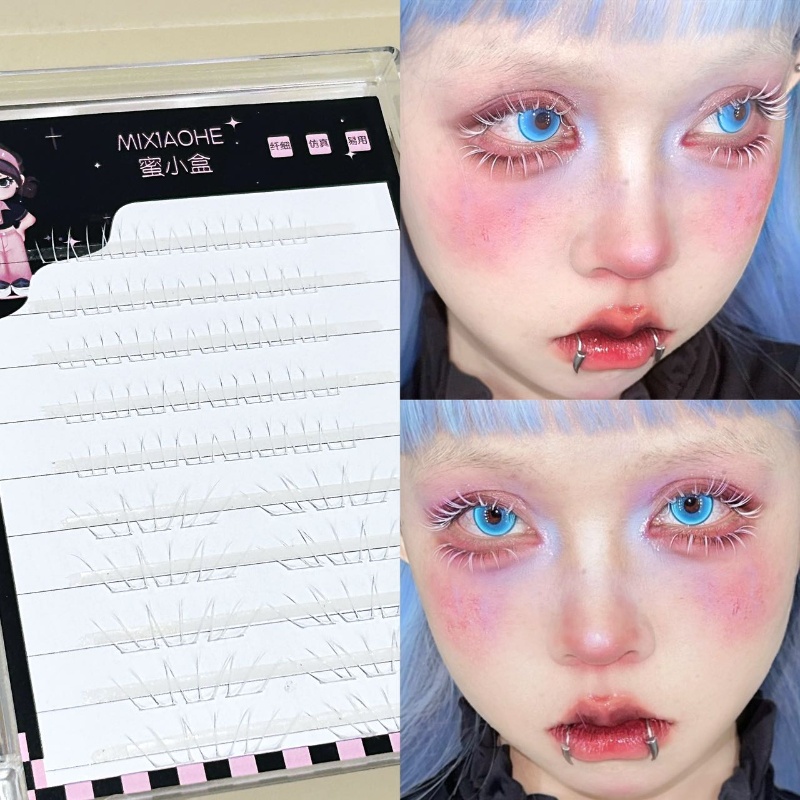 Eyelash Extension Natural - Накладные ресницы Mixiaohe White Cat Paw,