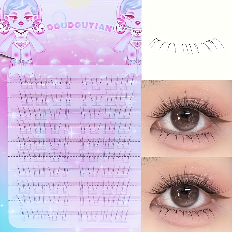 Eyelash Extension Natural - Накладные нижние ресницы Duoduotian Cat Paw,