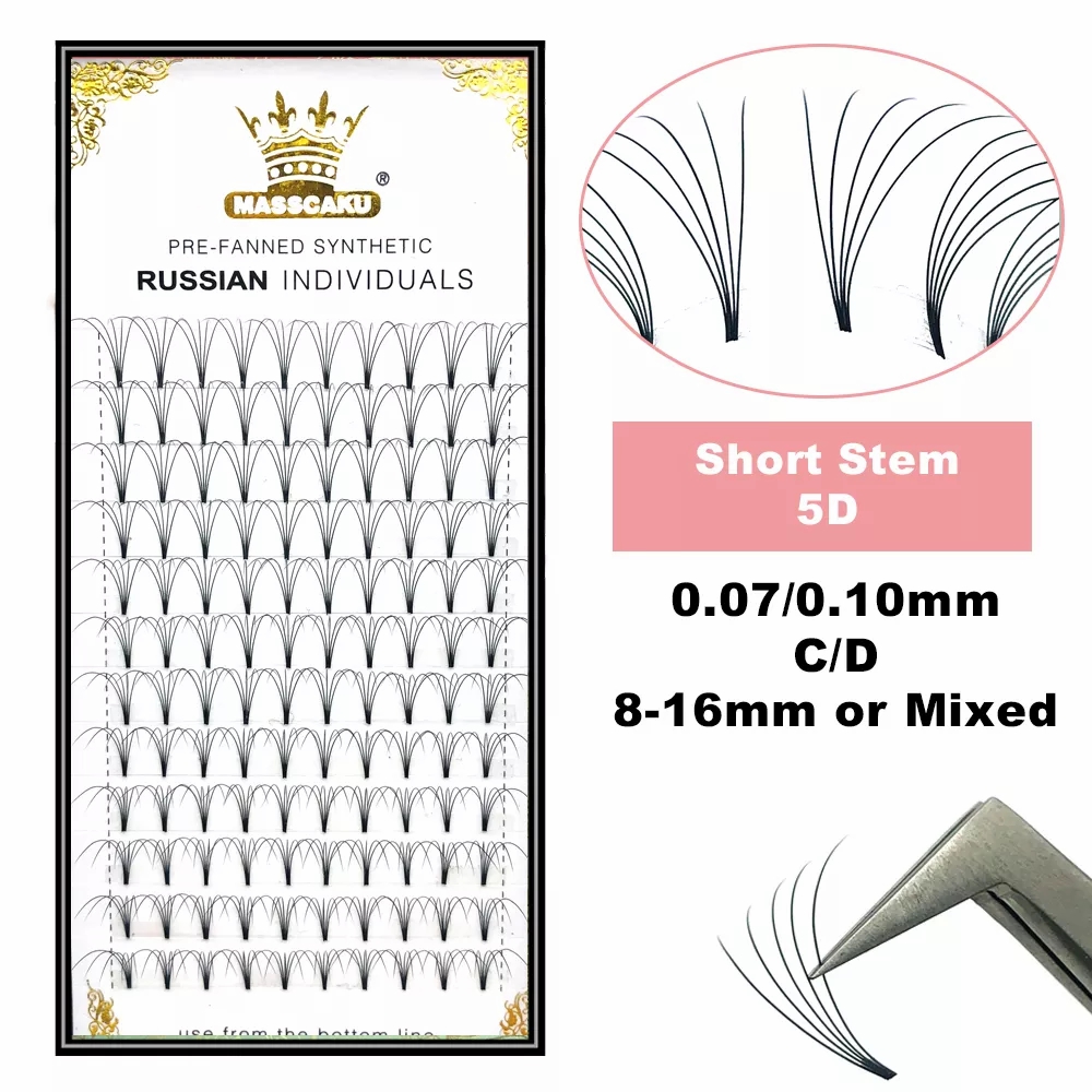 MASSCAKU готовые русские объем – обзор и цена Eyelash Extension Russian