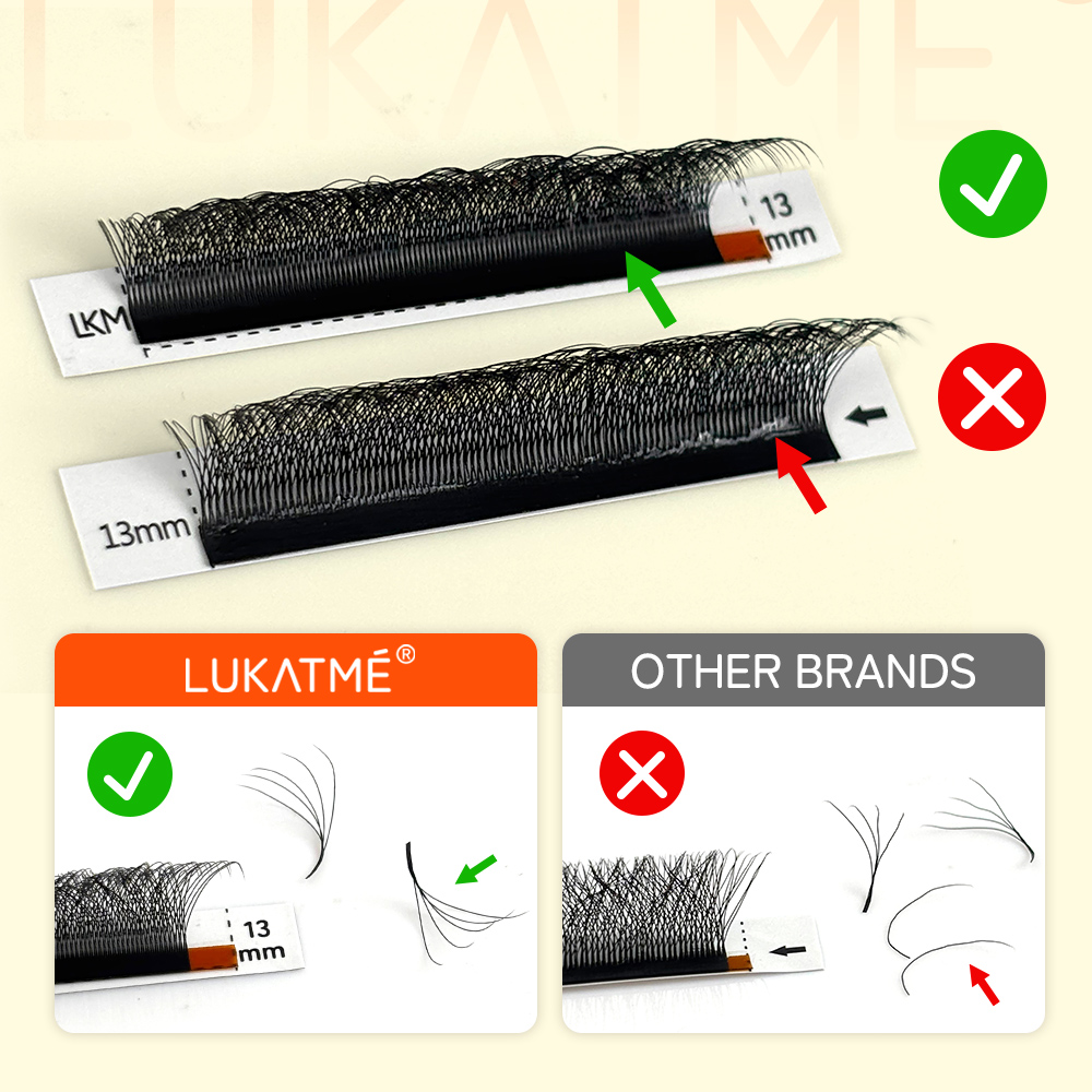 Наращивание ресниц LUKATME 5D  – обзор и цена Eyelash Extension Mega Volume