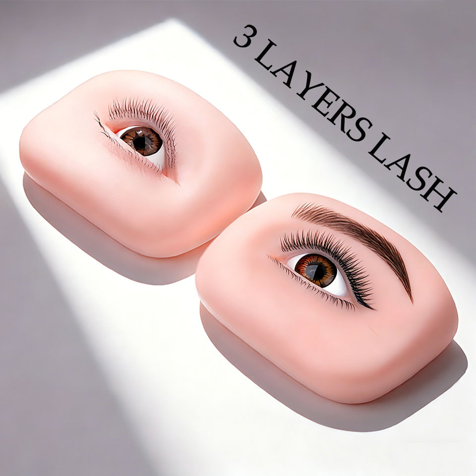 Новая 5D-модель головы-манекен – обзор и цена Eyelash Extension Open Eye