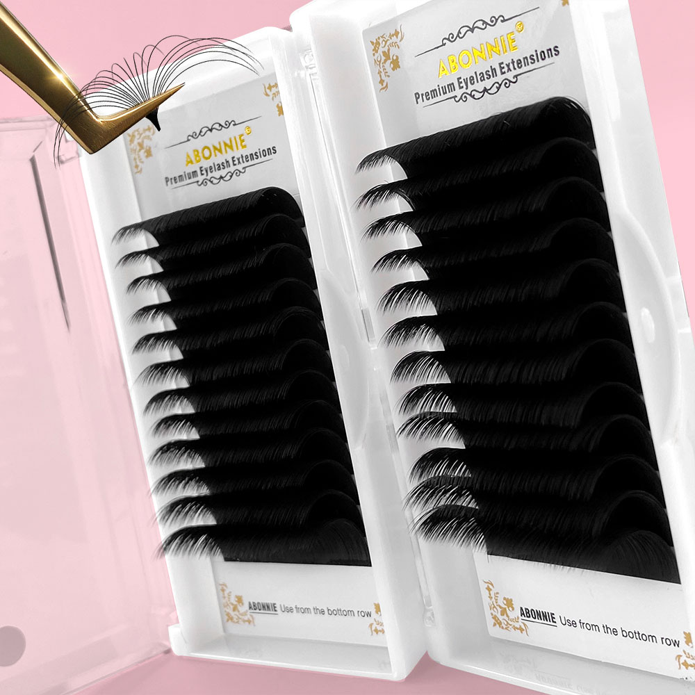 ABONNIE 0.03-0.10 мм, материал – обзор и цена Eyelash Extension Mega Volume