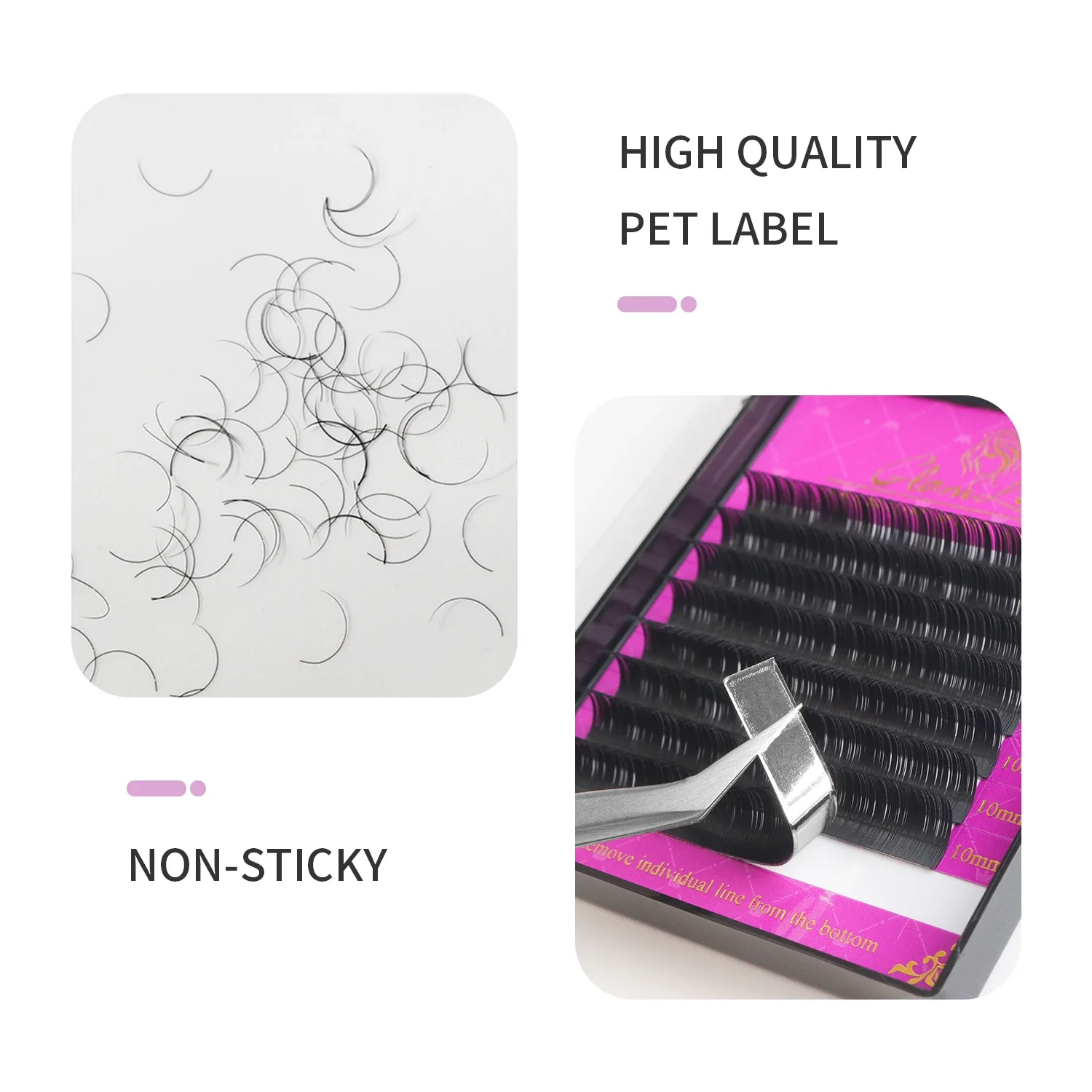 GLAMLASH оптовая продажа 16 ря – обзор и цена Eyelash Extension Single Lash