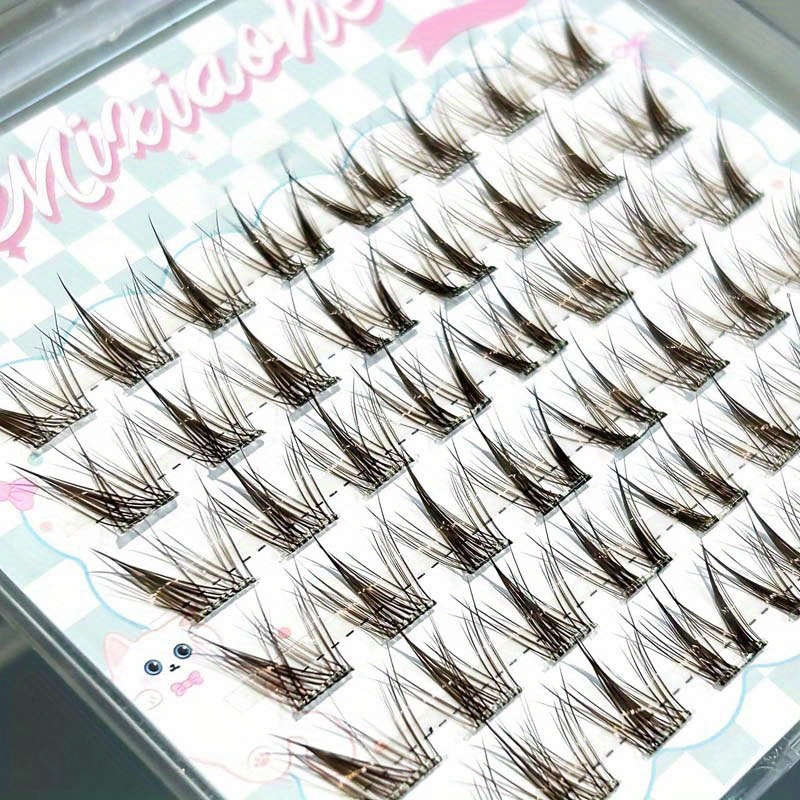 Накладные ресницы Mixiaohe, св – обзор и цена Eyelash Extension Natural