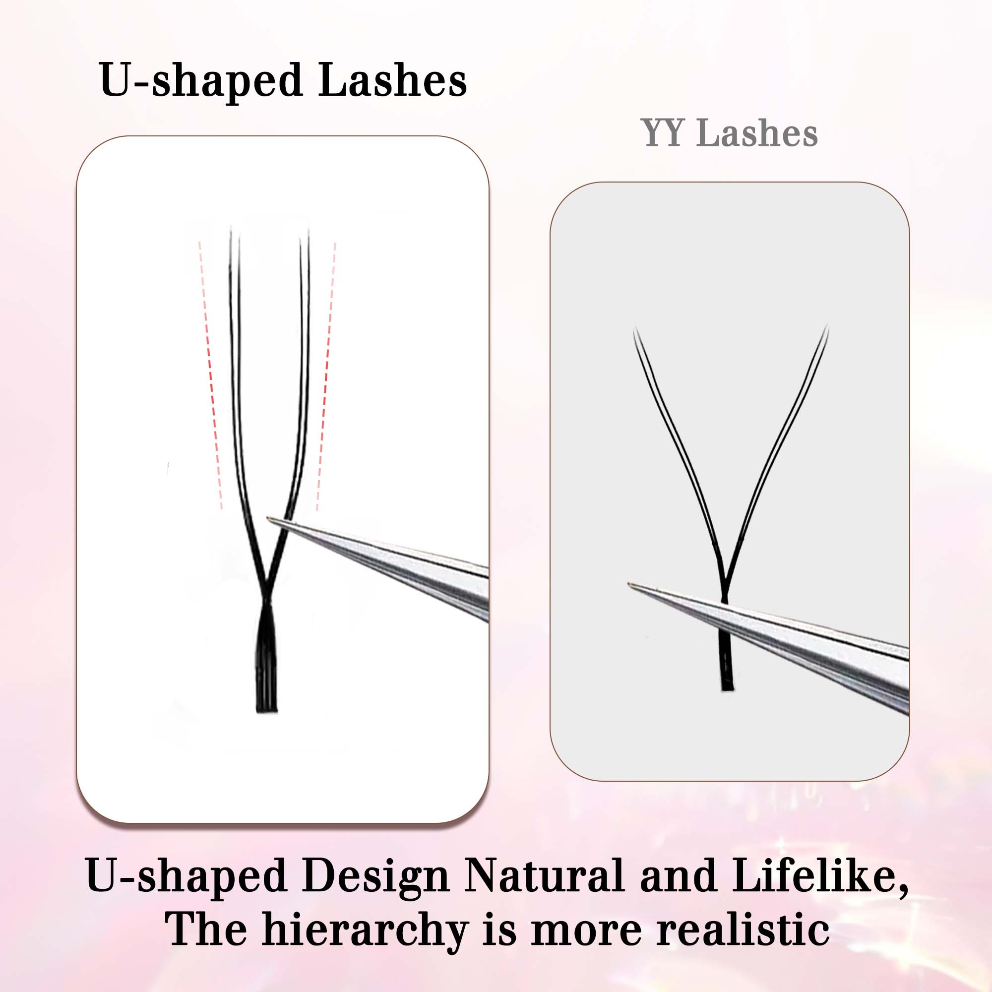 CoMango U-образный параллельны – обзор и цена Eyelash Extension Volume Styles
