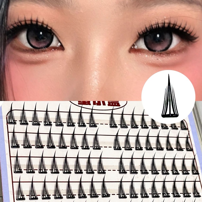 Накладные ресницы Mixiaohe без – обзор и цена Eyelash Extension Natural