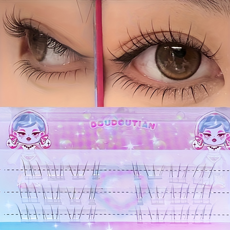 Накладные нижние ресницы Duodu – обзор и цена Eyelash Extension Natural