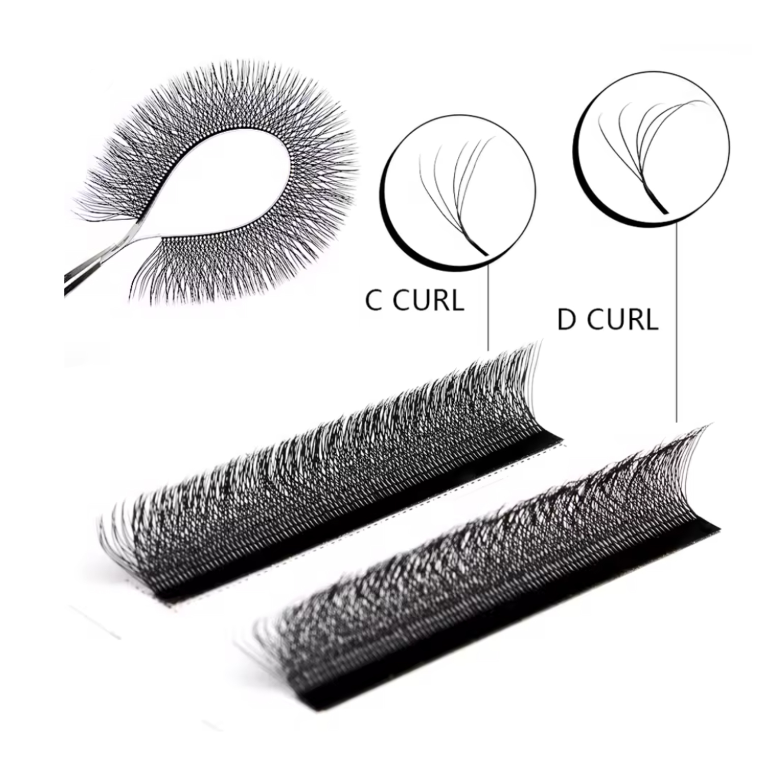 TDANCE W‑Style Автоматические  – обзор и цена Eyelash Extension Volume Styles