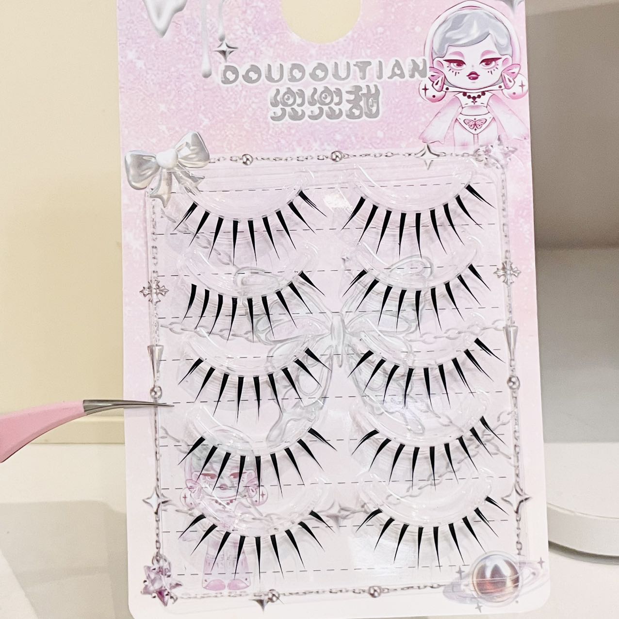 Накладные ресницы Doudoutian W – обзор и цена Eyelash Extension Natural