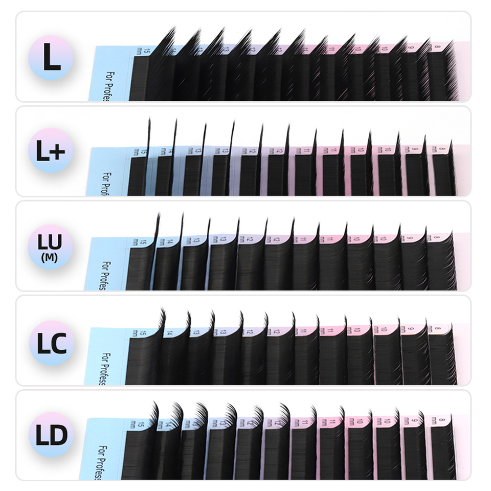 RUJADE L + LC LD LU(M) Curl Ин – обзор и цена Eyelash Extension Russian