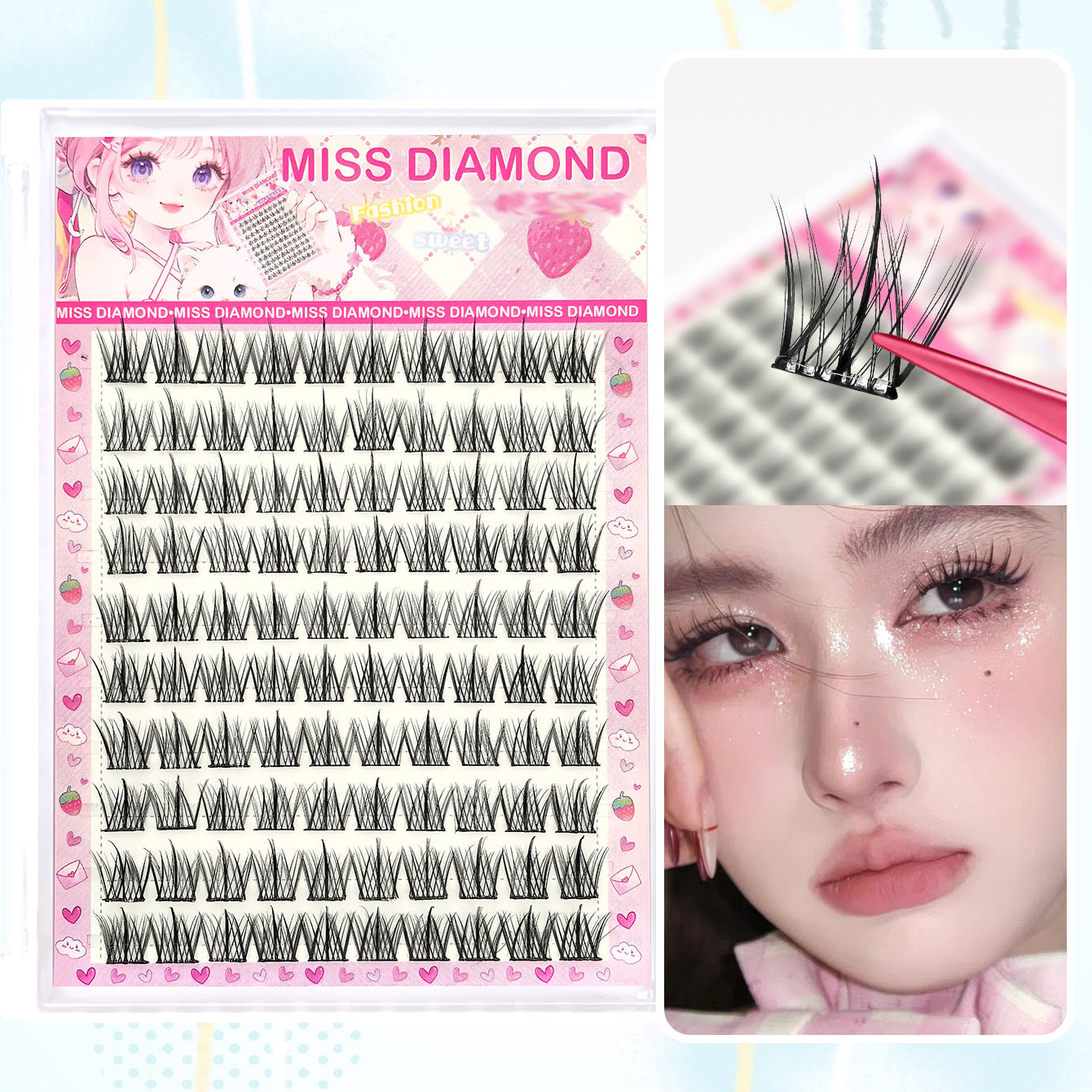 10 рядов накладных ресниц боль – обзор и цена Eyelash Extension Single Lash