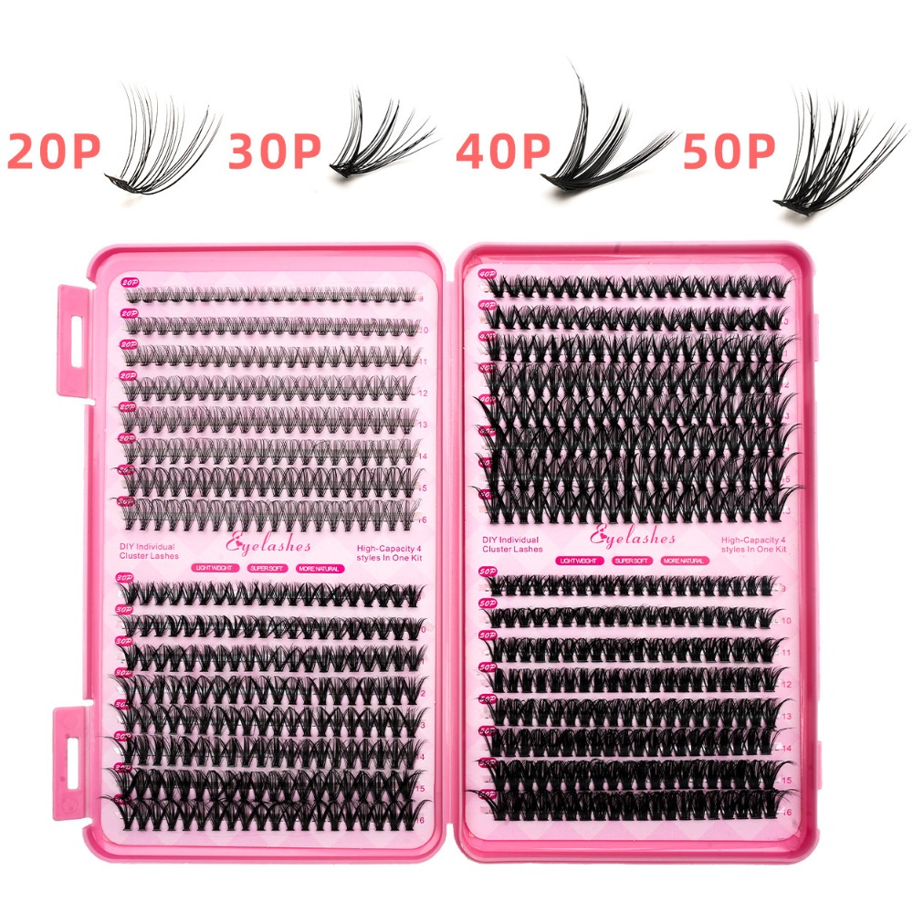 Натуральные накладные ресницы  – обзор и цена Eyelash Extension Volume Styles