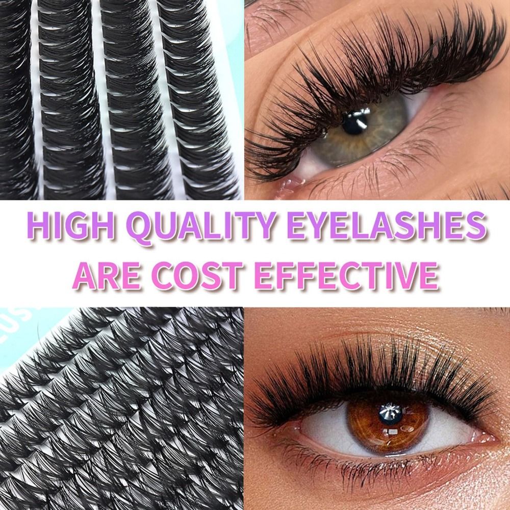 Натуральные накладные ресницы  – обзор и цена Eyelash Extension Volume Styles