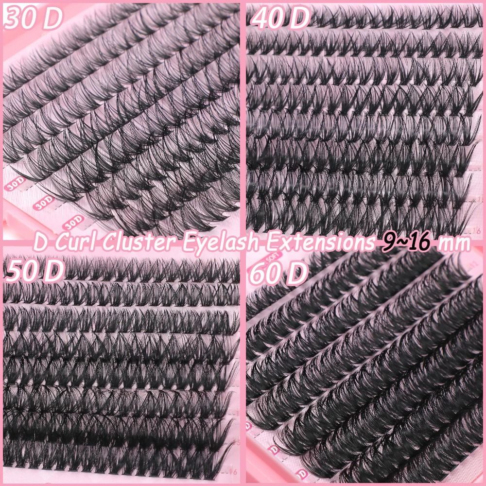Натуральные накладные ресницы  – обзор и цена Eyelash Extension Volume Styles