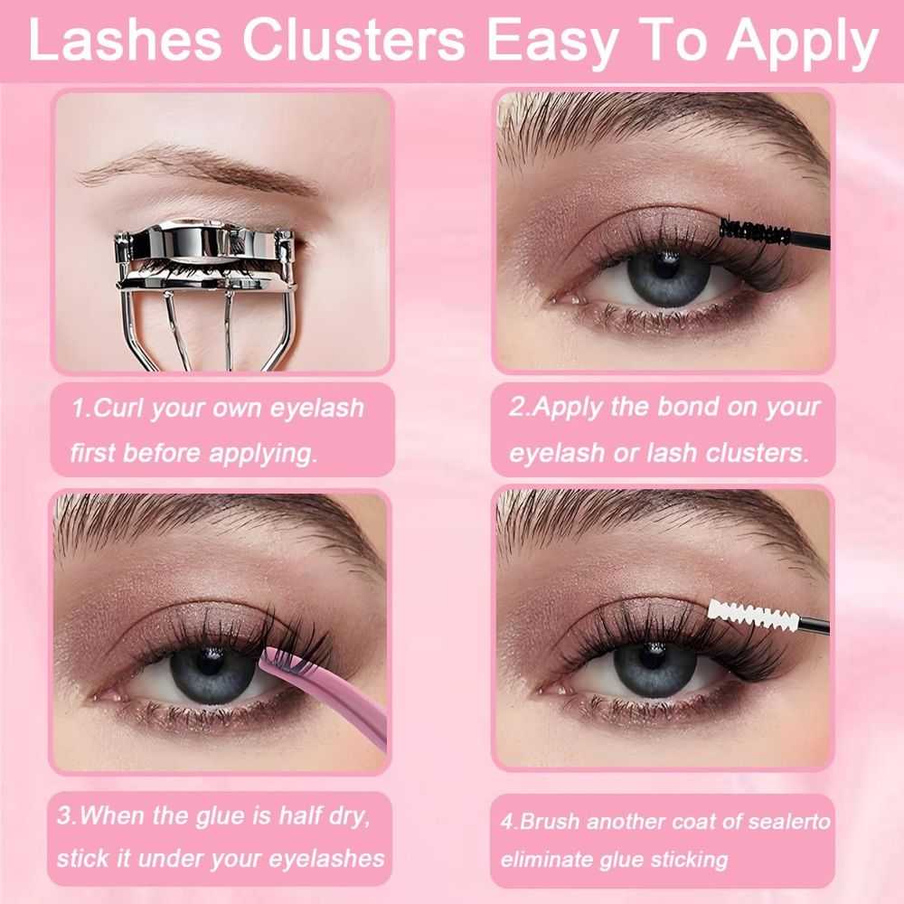 Натуральные накладные ресницы  – обзор и цена Eyelash Extension Volume Styles