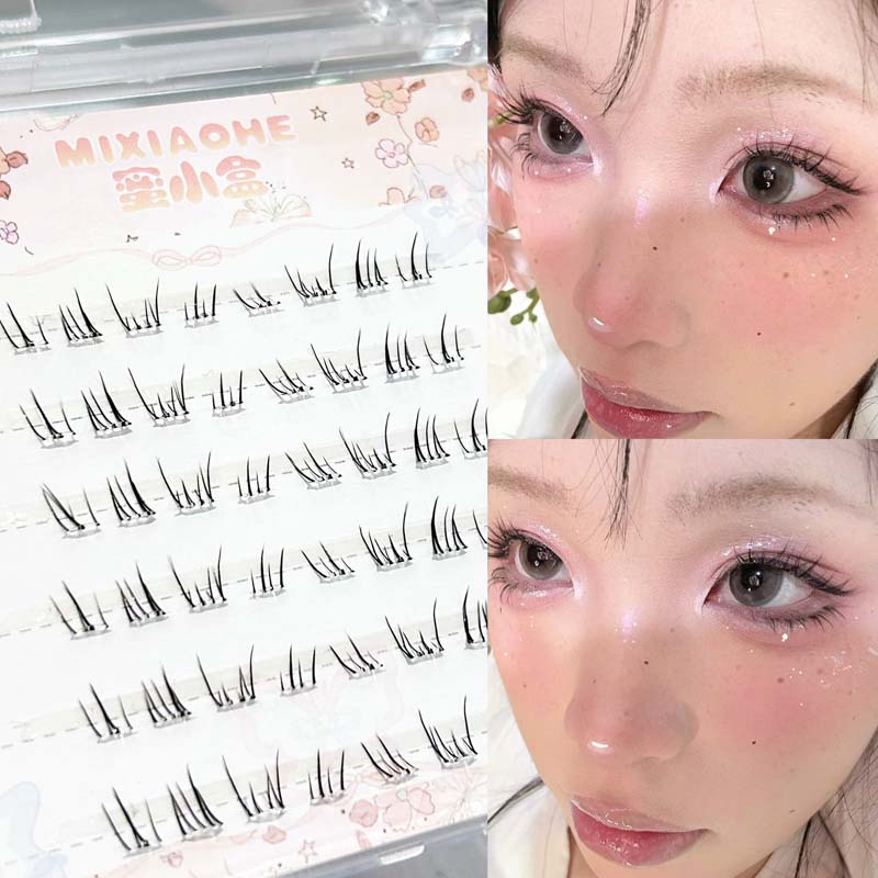 Накладные нижние ресницы Mixia – обзор и цена Eyelash Extension Natural