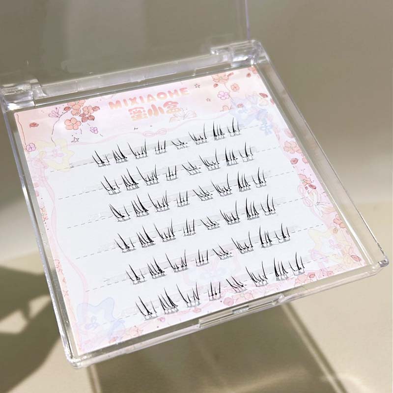 Накладные нижние ресницы Mixia – обзор и цена Eyelash Extension Natural