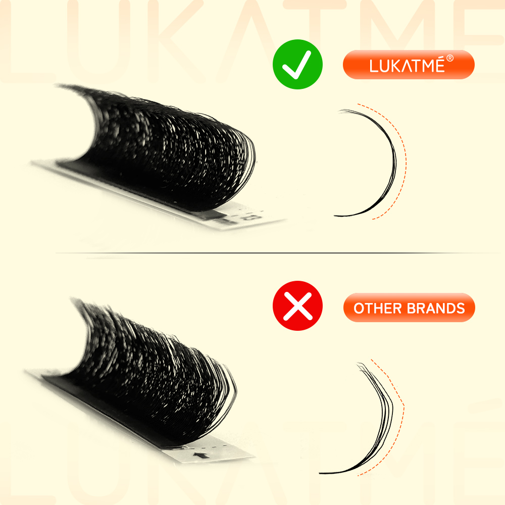 LUKATME 5D 6D 7D W-образные го – обзор и цена Eyelash Extension Mega Volume