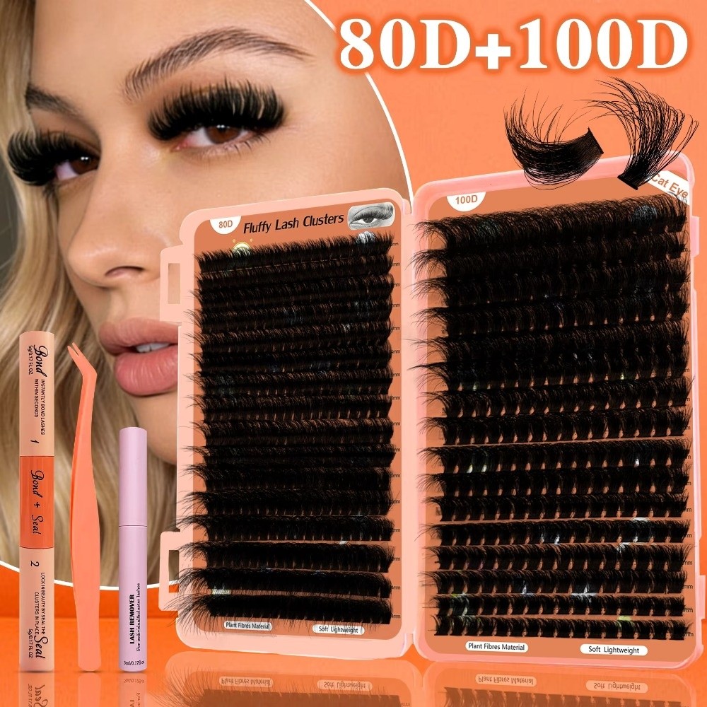 Долговечные накладные ресницы  – обзор и цена Eyelash Extension Mega Volume