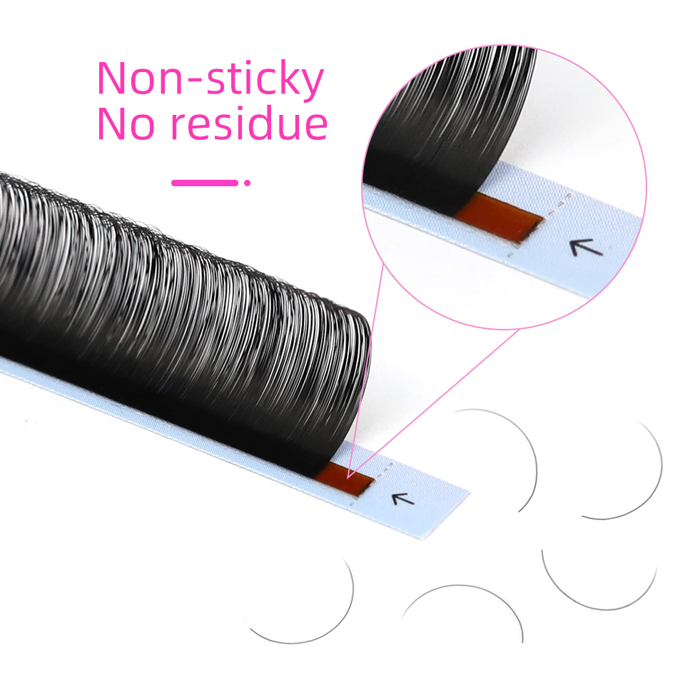 Ресницы Накладные RUJADE черны – обзор и цена Eyelash Extension Russian